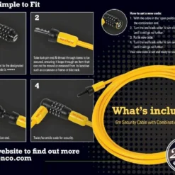 Milenco - 6m Security Cable - MIL5951 12 Milenco - 6m Security Cable - MIL5951 -Outdoor Equipment Sales Shop L4YMRXWFbYKX1NKaRPhgbVw