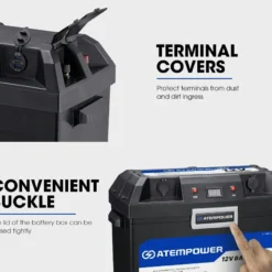 Atem Power Battery Box Dual Battery System Built-in VSR Isolator + 12V 100Ah Lithium Battery 18 Atem Power Battery Box Dual Battery System Built-in VSR Isolator + 12V 100Ah Lithium Battery -Outdoor Equipment Sales Shop LQolemZUGQQokwxEdH LjBnkM