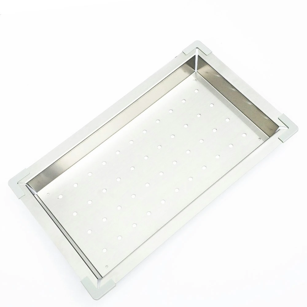 Stainless Steel Sink Colander 445 X 275mm 1 Stainless Steel Sink Colander 445 X 275mm