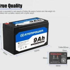Atem Power 9AH AGM Battery W/ Battery Monitor 12V AMP Lead Acid SLA 19 Atem Power 9AH AGM Battery W/ Battery Monitor 12V AMP Lead Acid SLA -Outdoor Equipment Sales Shop M79hUAPomyNDEcnKHvgirKjYY