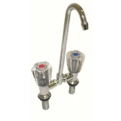 Hot & Cold Basin Mixer Faucet Chrome