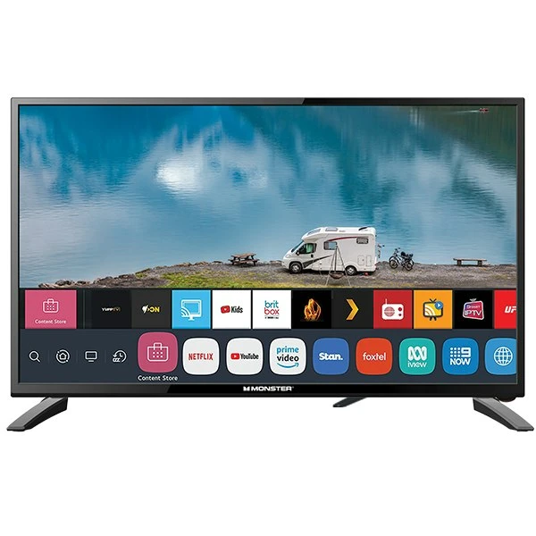 Monster 32" Smart TV Full HD Bluetooth With 12V Adaptor 1 Monster 32" Smart TV Full HD Bluetooth With 12V Adaptor
