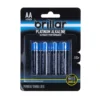 2x Brillar AA Platinum Alkaline Batteries 4pk