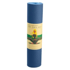 Powertrain Eco-Friendly TPE Pilates Exercise Yoga Mat 8mm - Dark Blue 12 Powertrain Eco-Friendly TPE Pilates Exercise Yoga Mat 8mm - Dark Blue -Outdoor Equipment Sales Shop NaB4NccErh0CyuiBPs5gs9HJk