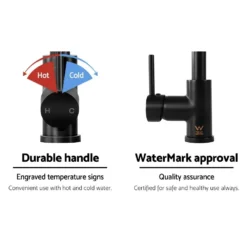 Cefito Mixer Faucet Tap Brass Sink Kitchen Basin Shower Swivel Spout WELS Black 14 Cefito Mixer Faucet Tap Brass Sink Kitchen Basin Shower Swivel Spout WELS Black -Outdoor Equipment Sales Shop NhaJG3JCfGxVUOuUXiX9 5vg8