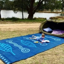 Gum Leaves & Waterholes Mat 2.4X5M -Outdoor Equipment Sales Shop OAZGdxLG01o3LRk3apRqeZ0uM