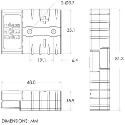 CAOS POWER 10 Pack Heavy Duty Connector 50amp - Grey 9 CAOS POWER 10 Pack Heavy Duty Connector 50amp - Grey -Outdoor Equipment Sales Shop Ok8C APA17PT3AwCBc7L tPrk
