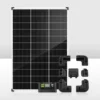 Atem Power Solar Panel Kit 12V 130W Mono Fixed + Solar Mounting Brackets