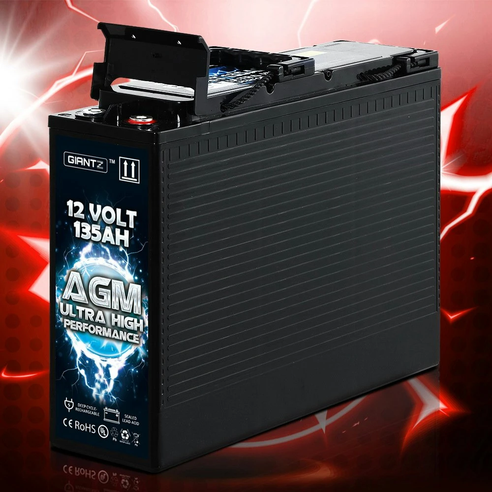 Giantz Deep Cycle Battery 135Ah 12V AGM Power Potable 1 Giantz Deep Cycle Battery 135Ah 12V AGM Power Potable
