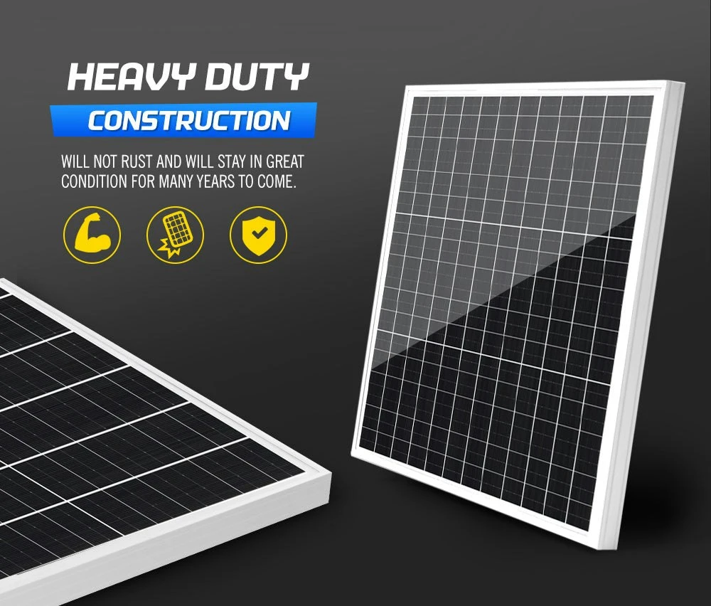 Atem Power 60W 12V Solar Panel Mono Fixed + Solar Mounting Brackets 5 Atem Power 60W 12V Solar Panel Mono Fixed + Solar Mounting Brackets - Image 5