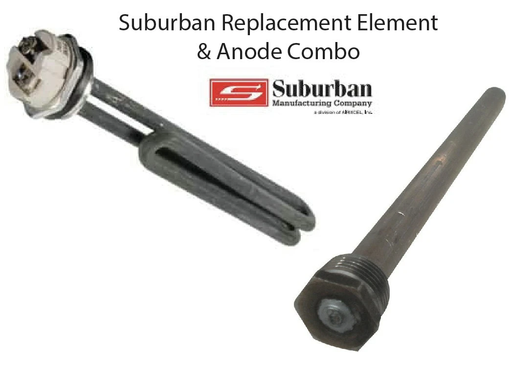 Suburban 240V Element & Sacraficial Anode Combo 1 Suburban 240V Element & Sacraficial Anode Combo
