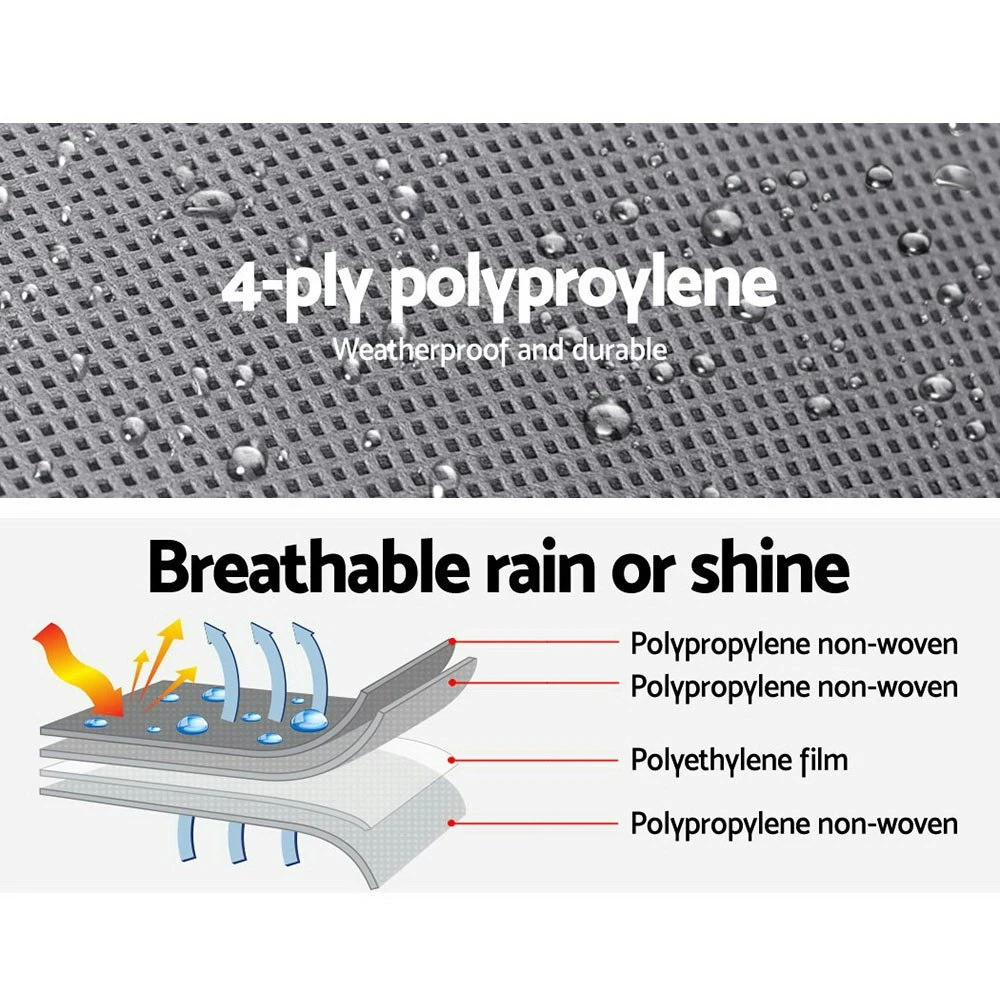 Weisshorn 20-22ft Caravan Cover Campervan 4 Layer Heavy Duty UV Carry Bag Covers 3 Weisshorn 20-22ft Caravan Cover Campervan 4 Layer Heavy Duty UV Carry Bag Covers - Image 3