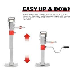 2x 400MM Corner Legs Drop Down W/Handle Steel Base 1200LBS 15 2x 400MM Corner Legs Drop Down W/Handle Steel Base 1200LBS -Outdoor Equipment Sales Shop Px63cw2ionk14PWmG2ZXc1mIM