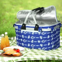Alfresco Picnic Basket Folding Large Bag Cooler