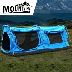 Mountview King Single Swag Camping Swags Canvas Dome Fly Tent Hiking Mattress -Outdoor Equipment Sales Shop QvUWjPvBTA4TnxdzbIZGYm0bw