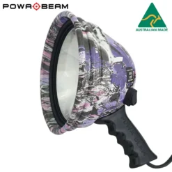 Powa Beam 175mm /7" QH 100W Pink Camo Hand Held Spotlight