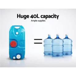 Weisshorn 40L Portable Wheel Water Tanks Tank Camping Hiking Caravan Storage -Outdoor Equipment Sales Shop S41yPADub1Azlx8lDNVdPWeCw