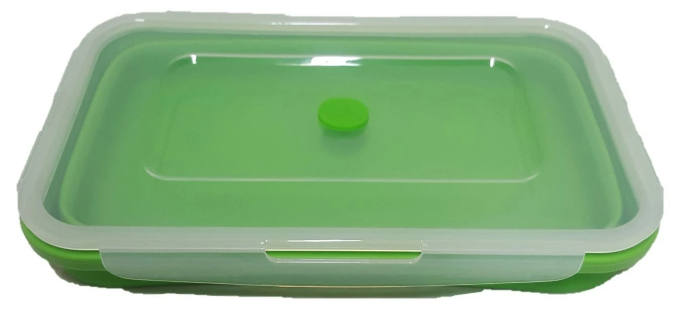 Collapsible Silicone Rectangle Container Large 3 Collapsible Silicone Rectangle Container Large - Image 3