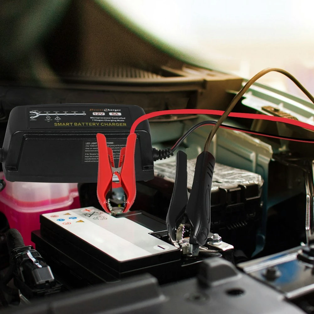 Smart Battery Charger 12V 5A Trickle Repair Car Boat Motorcycle Lead-acid AGM 8 Smart Battery Charger 12V 5A Trickle Repair Car Boat Motorcycle Lead-acid AGM - Image 8