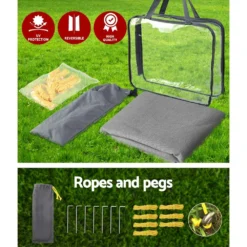 Grey Caravan Privacy Screen 1.95 X 2.2M End Wall Side Sun Shade Roll Out Awning -Outdoor Equipment Sales Shop SlDJekl QfeONtgEBFvfeNL0g