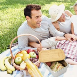 Clevinger Stainless Steel Bamboo Medium Lunch Box 800ml 20 Clevinger Stainless Steel Bamboo Medium Lunch Box 800ml -Outdoor Equipment Sales Shop U23YUGLDAOpom QQaR451YPk