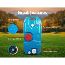 Weisshorn 40L Portable Wheel Water Tanks Tank Camping Hiking Caravan Storage -Outdoor Equipment Sales Shop UlzktCvSRnOsMZd2sF214Mefk