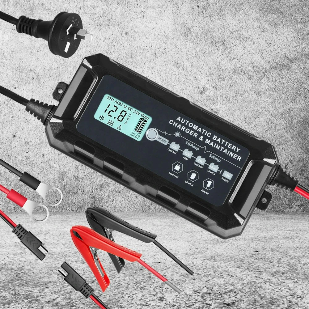 Smart Car Battery Charger 12V 10A Caravan Motorcycle Trickle Repair AGM Lithium 7 Smart Car Battery Charger 12V 10A Caravan Motorcycle Trickle Repair AGM Lithium - Image 7