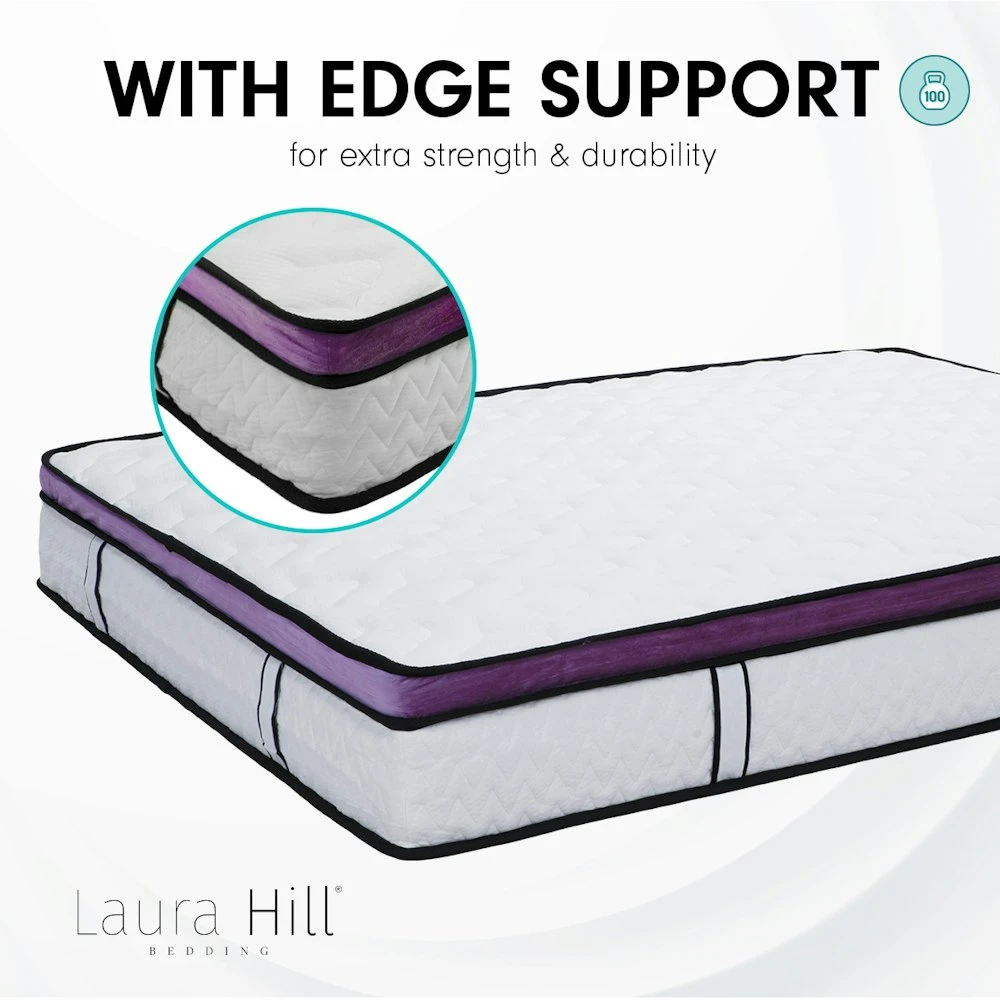 Laura Hill Euro Top Spring Pocket Mattress Queen - 30cm 6 Laura Hill Euro Top Spring Pocket Mattress Queen - 30cm - Image 6