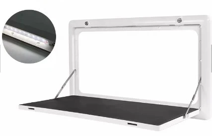 Rv Folding Picnic Table White 2 Rv Folding Picnic Table White - Image 2