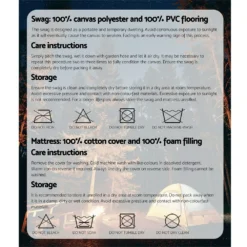 Weisshorn Double Swag Camping Swags Canvas Tent Deluxe Dark Grey Large Bag -Outdoor Equipment Sales Shop Vx6M7To Mf9WjV3AKAydx4woU