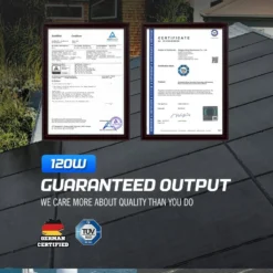 Atem Power 12V 120W Solar Panel Kit Mono Shingled Fixed Power Caravan Camping 17 Atem Power 12V 120W Solar Panel Kit Mono Shingled Fixed Power Caravan Camping -Outdoor Equipment Sales Shop WWJDGI0cVnhMt82tK80 At330