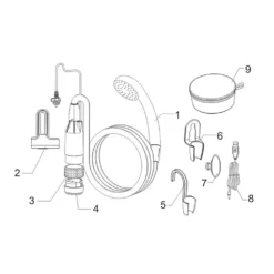 CAOS USB Rechargeable Camp Shower (Sealed Switch) -Outdoor Equipment Sales Shop WsTO5aLO38BACXX3u jxuGuQ4