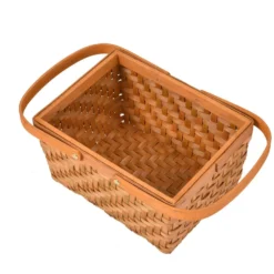 Traderight Group Picnic Basket Baskets Outdoor Deluxe Willow Gift Storage Person Carry Foldable -Outdoor Equipment Sales Shop Xgta7HlG dinFT2j EPxWBoOU