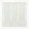 Aluminium Vent 300x300 White