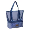 Extra Large 2-in-1 Insulated Mesh Tote Bag Zipper Cooler Picnic Storage Beach Makena