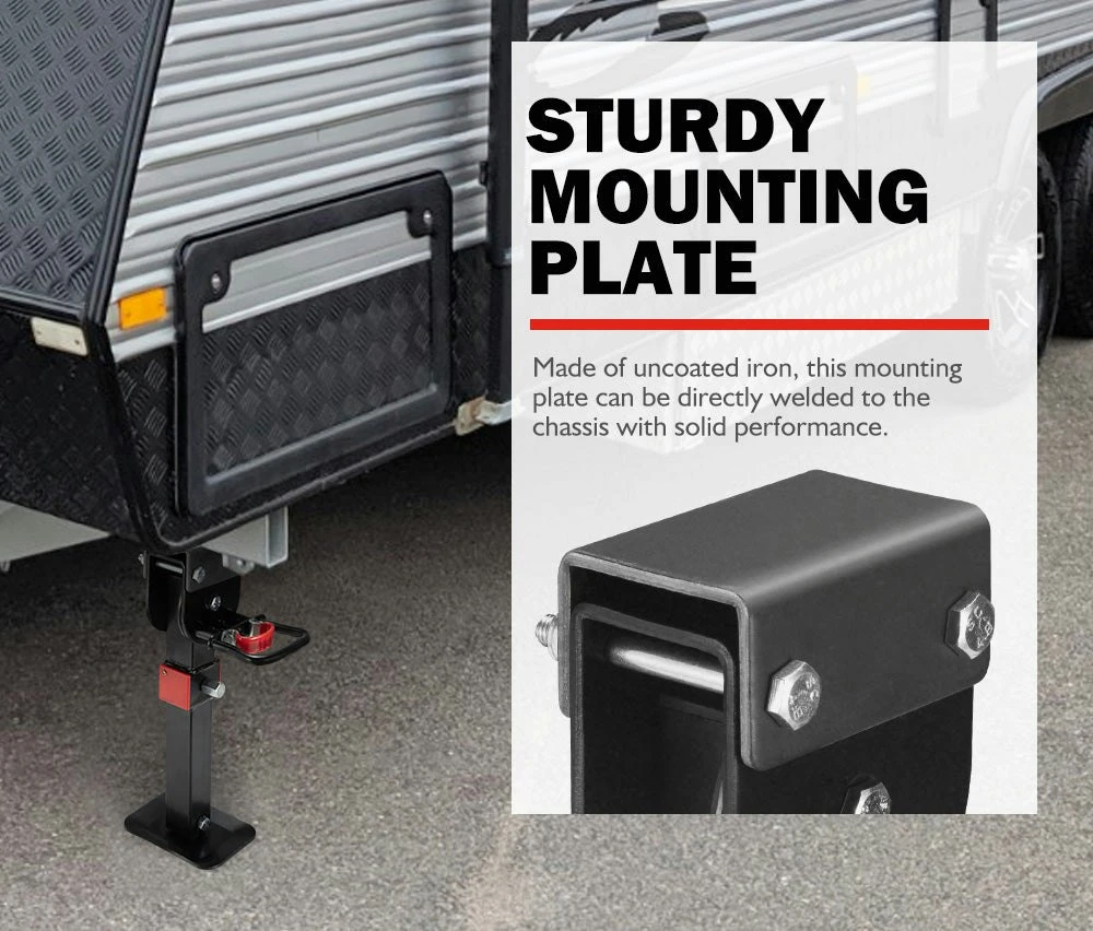 4x 400mm Corner Legs Drop Down W/Handle Steel Base 1200LBS 7 4x 400mm Corner Legs Drop Down W/Handle Steel Base 1200LBS - Image 7