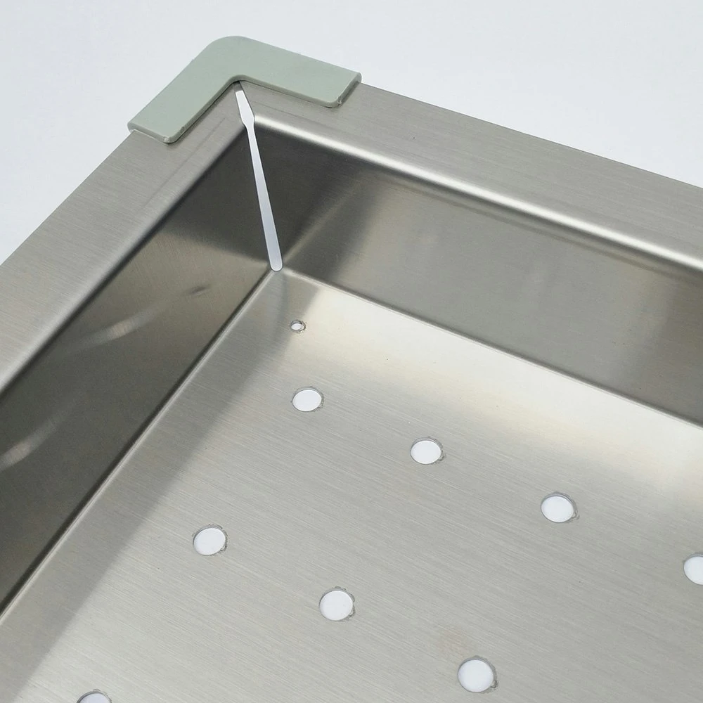 Stainless Steel Sink Colander 445 X 275mm 3 Stainless Steel Sink Colander 445 X 275mm - Image 3