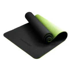Powertrain Eco-Friendly TPE Pilates Exercise Yoga Mat 8mm - Black Green -Outdoor Equipment Sales Shop Z0EXzT5DJGiie3OCzrcxcDjhc