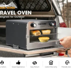 San Hima 120W 12V Travel Oven Portable Stainless Steel 180 C Max Temperature 4WD -Outdoor Equipment Sales Shop Z1 p17TLwO8siSlghGTZm7cRs