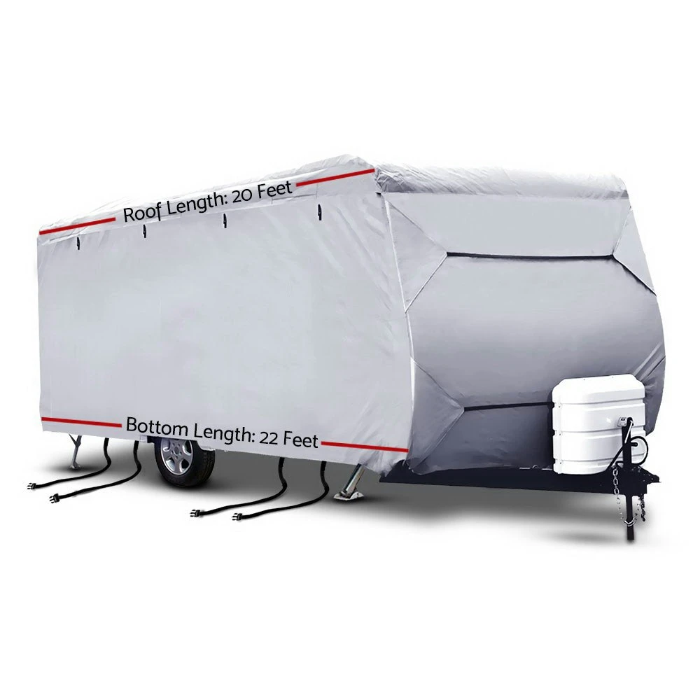 Weisshorn 20-22ft Caravan Cover Campervan 4 Layer Heavy Duty UV Carry Bag Covers 2 Weisshorn 20-22ft Caravan Cover Campervan 4 Layer Heavy Duty UV Carry Bag Covers - Image 2