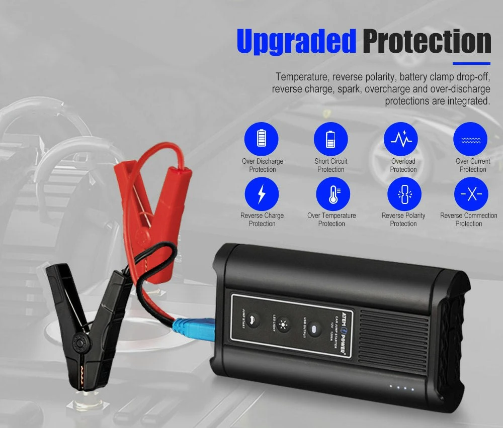 Atem Power Jump Starter Battery 1000A Power Bank Heavy Duty Booster Portable 12V 5 Atem Power Jump Starter Battery 1000A Power Bank Heavy Duty Booster Portable 12V - Image 5