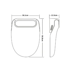 Traderight Group Electric Bidet Toilet Seat Cover Bathroom Washlet Spray Water Auto Smart Wash -Outdoor Equipment Sales Shop aKlvToXL1D6IdFwFG8WFNt4U4