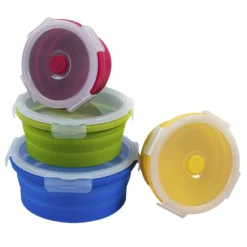 Supex - Collapsible Round Containers - Four Pack