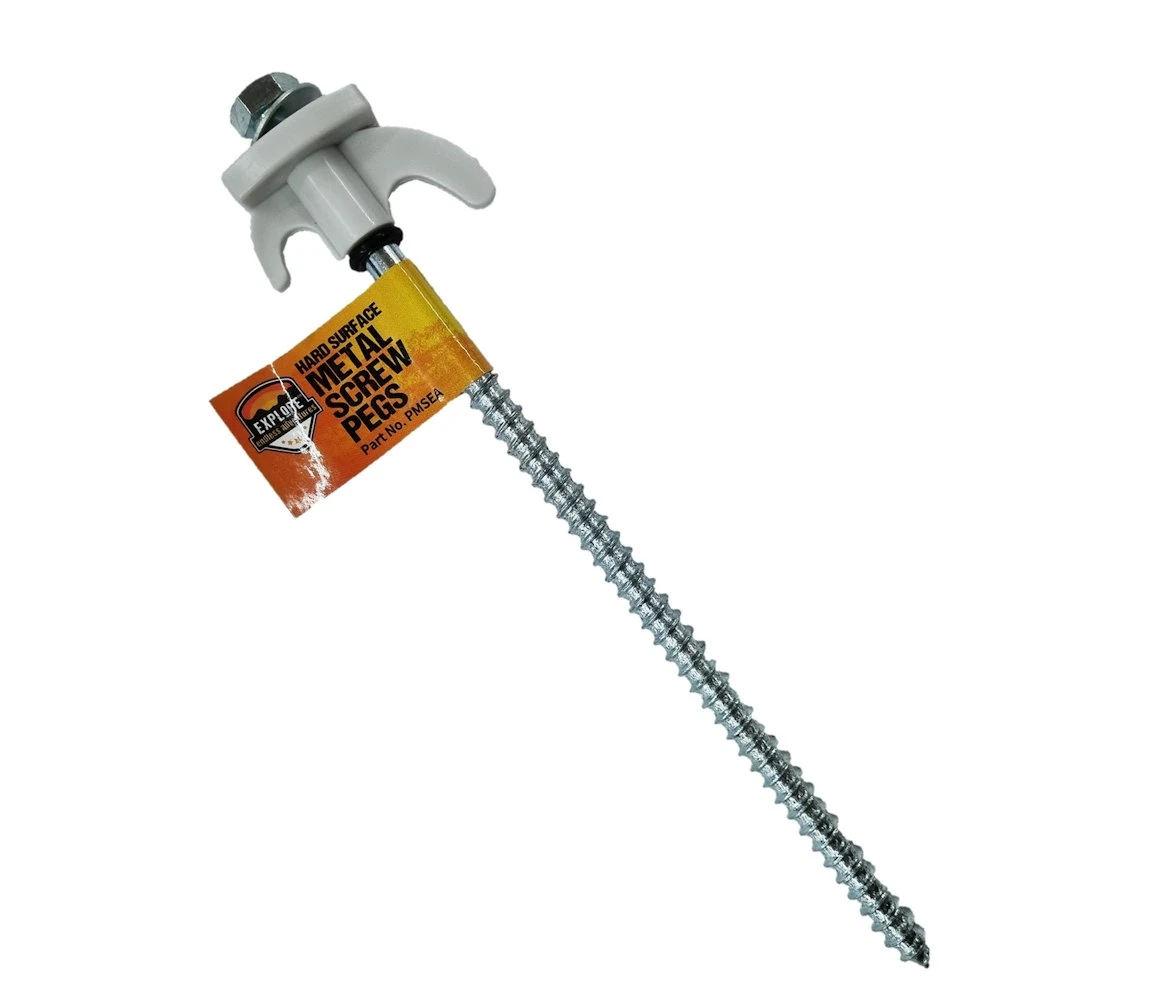 Explore Metal Peg With Hex Head 8 Piece & Drill Bit 2 Explore Metal Peg With Hex Head 8 Piece & Drill Bit - Image 2