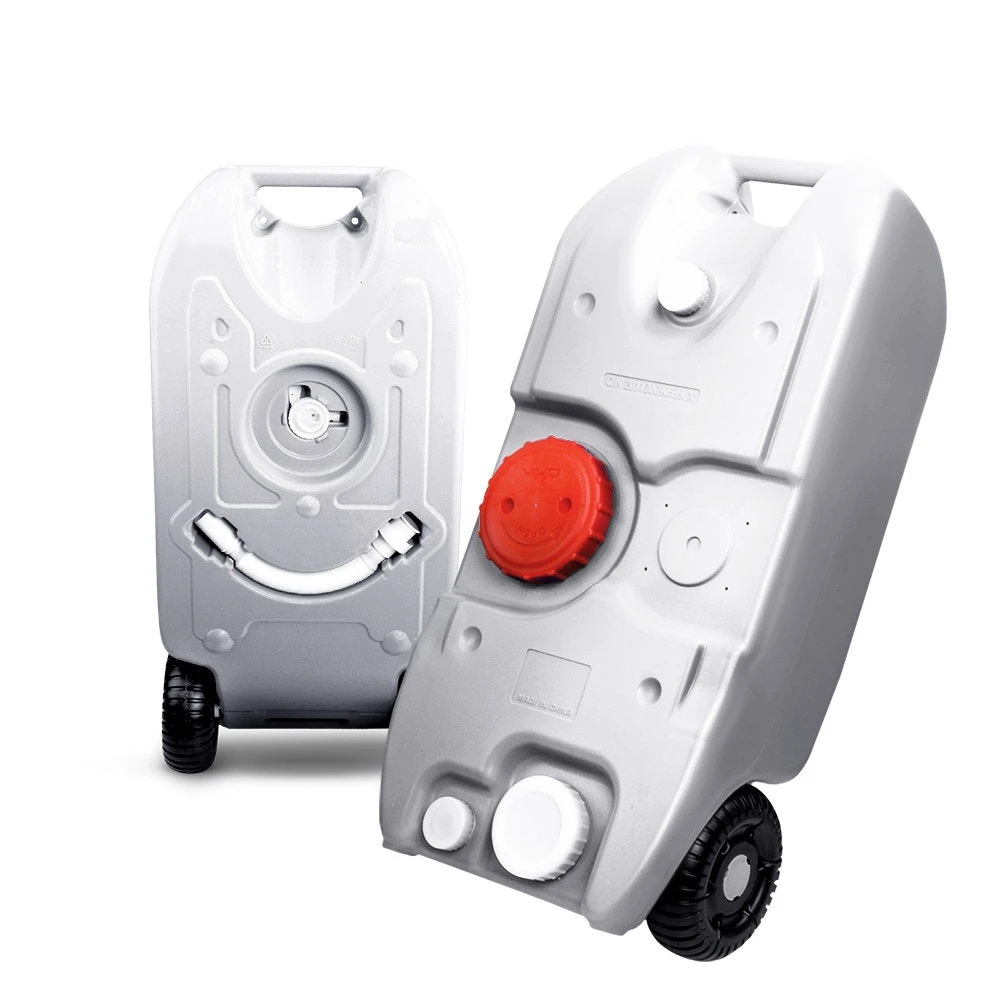 Weisshorn 40L Portable Wheel Water Tanks Tank Camping Caravan Storage Grey 1 Weisshorn 40L Portable Wheel Water Tanks Tank Camping Caravan Storage Grey