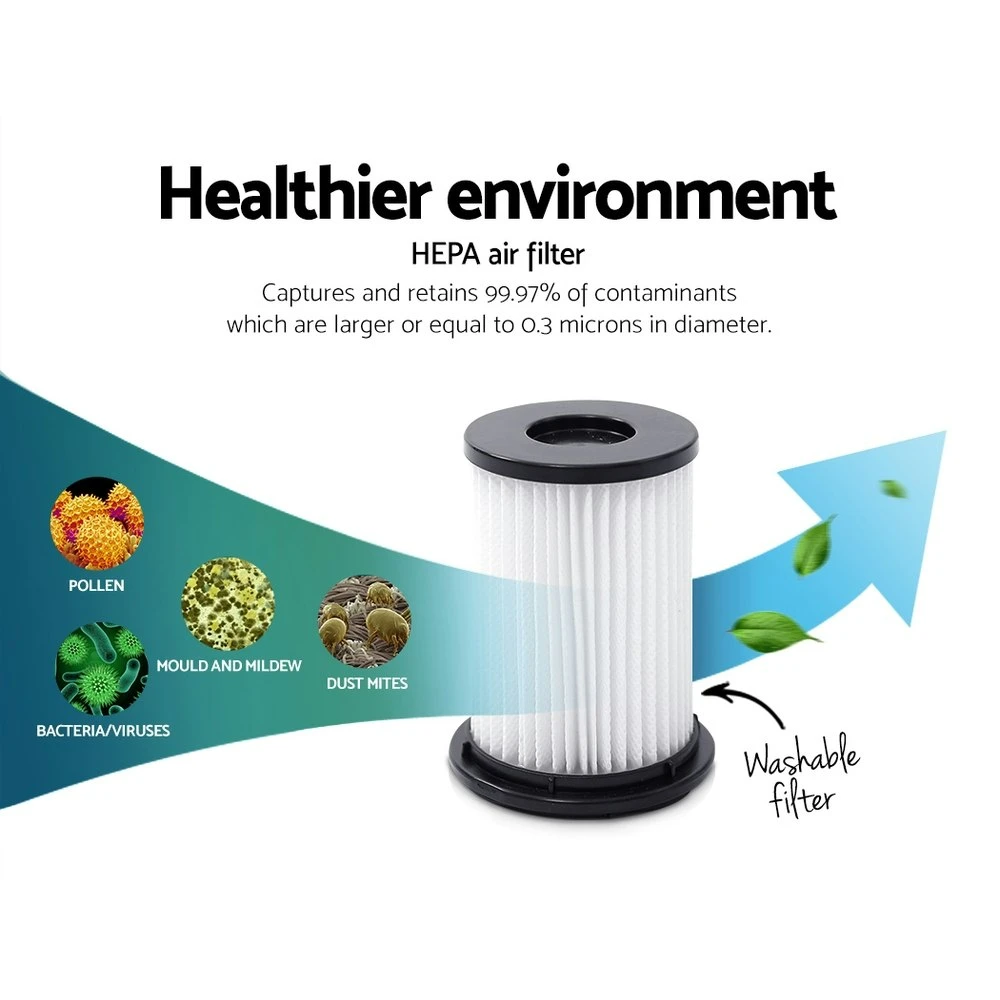 Devanti Handheld Vacuum Cleaner Handstick Stick Cordless Rechargeable Car Vacuum Cleaners HEPA Filters 150W 4 Devanti Handheld Vacuum Cleaner Handstick Stick Cordless Rechargeable Car Vacuum Cleaners HEPA Filters 150W - Image 4