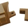 LIGHT BROWN Caravan Cupboard Catch 2 PIECE SP115-LB PAIR
