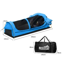 Mountview Double Swag Camping Swags Canvas Dome Tent Hiking Mattress Blue 10 Mountview Double Swag Camping Swags Canvas Dome Tent Hiking Mattress Blue -Outdoor Equipment Sales Shop bjwKkxkj3oSRDkQXY Ijivq9Q