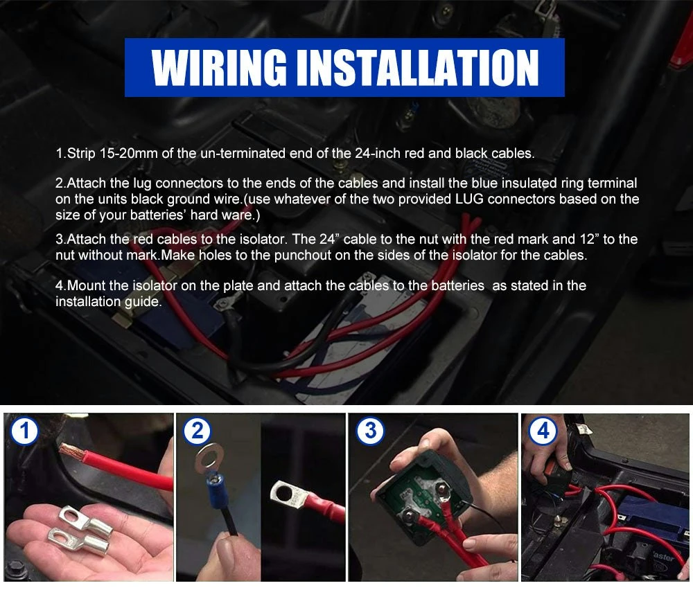 140A Voltage Sensitive Relay Vsr 12V Dual Battery System Isolator 7 140A Voltage Sensitive Relay Vsr 12V Dual Battery System Isolator - Image 7