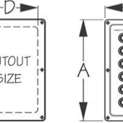 6 Gang Switch Panel Horizontal Alloy -Outdoor Equipment Sales Shop bt4sadmZDiQZ1aunXoB1Pm90g